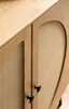 Kredens 80x103x39 cm wysoka komoda dekor dębowy ze splotem Podgląd zdjęcia produktu 5