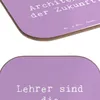 Mr. & Mrs. Panda Untersetzer für Gläser Spruch Lehrer Produktbild-Vorschau 5