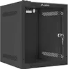 LANBERG 10"  6U 280x310 Wandgehäuse Glastür (FlatPack) sw Náhľad obrázku produktu 1