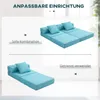 HOMCOM Schlafsessel Schlafsofa Sofabett Einzelsofa mit Produktbild-Vorschau 7