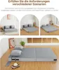 Schlafsofa mit Samtbezug und 2 Kissen, abnehmbarer und Produktbild-Vorschau 5