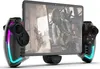 A gaming controller attached to a tablet displaying a video game. Voir les images du produit