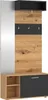 Urbino Garderobe mit Spiegel und 3 Haken, 90 cm breit, Produktbild-Vorschau 1