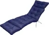 A navy blue chaise lounge cushion on a white background. Náhled obrázku produktu