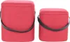 Hocker Arabella 200 2er-Set Rot / Schwarz Produktbild-Vorschau 1