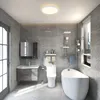 ZMH Plafonnier LED blanc plat 22 cm blanc chaud 15 W Voir les images du produit 3
