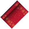 Papstar běhoun na stůl Christmas Shine red 3m x 40cm 1 kus Náhled obrázku produktu 5