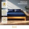Lavea® 2er Set Spannbettlaken 200x220 cm aus Mikrofaser, Produktbild-Vorschau 6