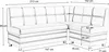 Eckbank "Korsika Maxi" Sitzbank 213x142 cm Polsterecke Produktbild-Vorschau 3