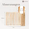 PINEEA Staketenzaun aus Haselnuss 90 cm Hoch – 5m Langer Produktbild-Vorschau 3