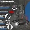 Lauf Brustlampe mit 90° Verstellbarem Lichtwinkel, USB Produktbild-Vorschau 9