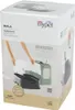 The image shows the packaging of a Rotho mypet splash shield for a cat litter box. Produktbild-Vorschau
