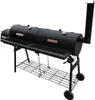 vidaXL Barbecue affumicatore Nevada XL Nero Anteprima dell’immagine prodotto 4