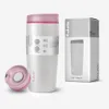 Kuketo | Thermobecher 580 ml Weiß/Rosa – Edelstahl Produktbild-Vorschau 2