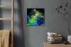 Coloray Uhr auf Leinwand 30x30 cm Wand Uhr Dekoration Produktbild-Vorschau 4