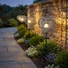 LED Solarleuchte Herz Silber, Höhe 82cm Produktbild-Vorschau 13