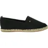 Tommy Hilfiger Basic Espandrills Leinenschuh Schwarz Produktbild-Vorschau 1