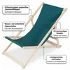 Mucola sedia da spiaggia pieghevole sedia a sdraio in legno Anteprima dell’immagine prodotto 5