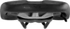 A black and gray bicycle saddle is shown from the underside. Produktbild-Vorschau