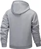 Winterjacke Herren Gefütterte Jacke mit Kapuze Männer Produktbild-Vorschau 2