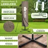 Parasol Tillvex Cappuccino Ø 300 cm Parasol suspendu Voir les images du produit 4