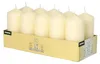 10 Stumpenkerzen Ø 40 mm · 90 mm creme Produktbild-Vorschau 2