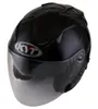 Casco KYT Hellcat Plain Jet Taglia: M (57/58), Colore: Nero Anteprima dell’immagine prodotto 2