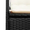 The Living Store 9-tlg. Garten-Essgruppe mit Kissen Schwarz Produktbild-Vorschau 6