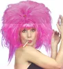A woman with a large pink wig and a cigarette in her mouth holds a can of hairspray. Produktbild-Vorschau