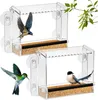 Fenster Futterhaus für Vögel, Vogelhaus Fenster aus Acryl, Produktbild-Vorschau 6