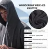 Frottee Badeponcho Damen Herren Surf Poncho 100% Baumwolle Produktbild-Vorschau 2