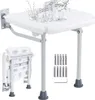 Klappbarer Duschsitz - PE 15,7 x 14,8 Zoll - Wandmontierte Produktbild-Vorschau 1