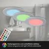 Lampy wpuszczane LED łazienkowe RGB ściemnialne pilotem Podgląd zdjęcia produktu 8