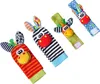 Bébé pied hochet chaussettes animal peluche rempli de coton Voir les images du produit 5