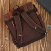 Herren-Reiserucksack groß vintage braun Paolo Peruzzi Produktbild-Vorschau 11