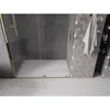 Mexen Velar ausziehbare Duschtür 140 cm, transparent, Gold Produktbild-Vorschau 3