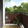 vidaXL Balkónová zástena na súkromie hnedá a čierna 300x80 Náhľad obrázku produktu 2