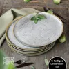 Moritz & Moritz TERRA 6x Speiseteller 27cm Teller Set Grau Produktbild-Vorschau 4
