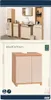 Waschbeckenunterschrank mdf 2 türen 1 regal innen - rivoli Produktbild-Vorschau 2