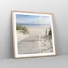 Gerahmtes Poster - Rahmen in heller Eiche - Strand Düne Produktbild-Vorschau 8