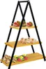 Pyramide à trois étages Graveur sur bois Voir les images du produit 3