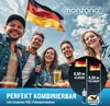 MONZANA® Bandiera Germania Nazionale 150x90cm Occhielli in Anteprima dell’immagine prodotto 7
