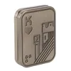 A close-up, angled view of a metal poker-themed slider toy against a white background. Produktbild-Vorschau