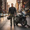 Motorrad Jeans Motorradhose Cargohose Abriebfest Produktbild-Vorschau 5