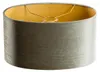Samtlampenschirm Grün mit Goldener Innenseite Oval 35 23 18 Produktbild-Vorschau 5