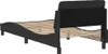 vidaXL Bedframe met hoofdeinde "Dover", zwart, 90x200 cm, Productafbeelding-voorbeeld 6