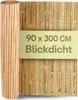 Praknu Schilf Balkon Sichtschutz Holz -  es, Natürliches Produktbild-Vorschau 1