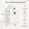 Teelichthalter Windlicht  Porzellan Lichtstübchen Produktbild-Vorschau 3