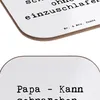 Mr. & Mrs. Panda Untersetzer für Gläser Spruch Papa Produktbild-Vorschau 5