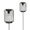 LED Solar Stecker "Streben" 14x18cm H100cm Gartenstecker Produktbild-Vorschau 4
